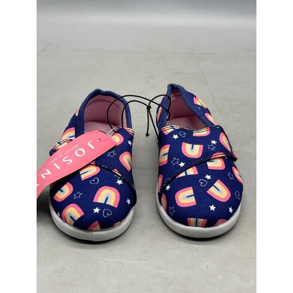 Josiny beauty in every step kids shoes rainbow blue size 8 slip on NEW READ - Picture 3 of 7